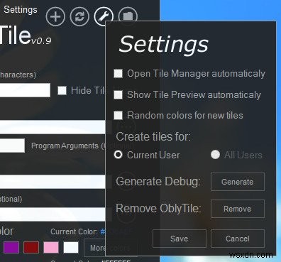 Windows 8でカスタムライブタイルを作成する方法|OblyTileの使い方