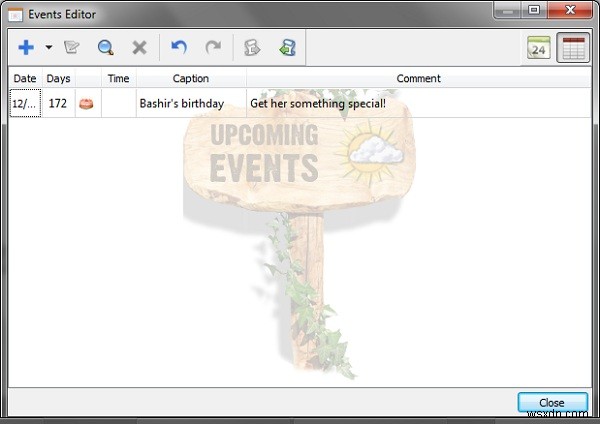 Holiline Reminderの使い方:Windowsで誕生日や記念日など大切なイベントのリマインダーを無料で設定