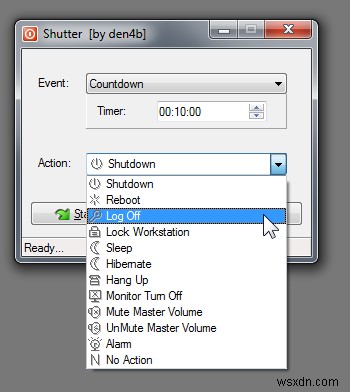 Shutterレビュー:Windows PCでのシャットダウンなど各種イベントを自動化できる無料ツール