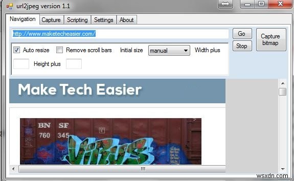 URL2JPEGの使い方!Webページ全体を1枚の画像でキャプチャする方法