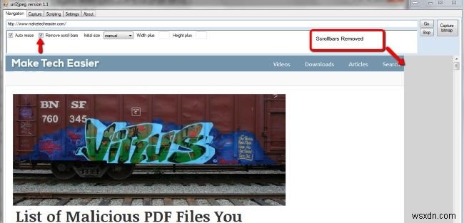 URL2JPEGの使い方!Webページ全体を1枚の画像でキャプチャする方法