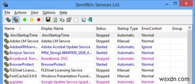 Windowsのドライバーとサービスを簡単に管理できる無料ツール「ServiWin」の使い方