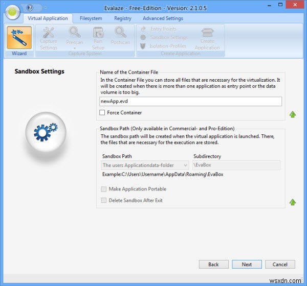 EvalazeでWindowsアプリを仮想化してポータブル化する完全ガイド