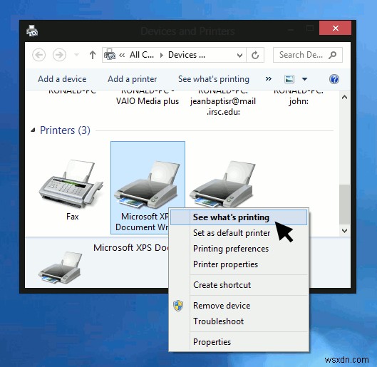 Windows 8でプリンターキューをクリアする2つの簡単な方法