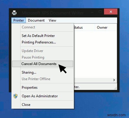 Windows 8でプリンターキューをクリアする2つの簡単な方法