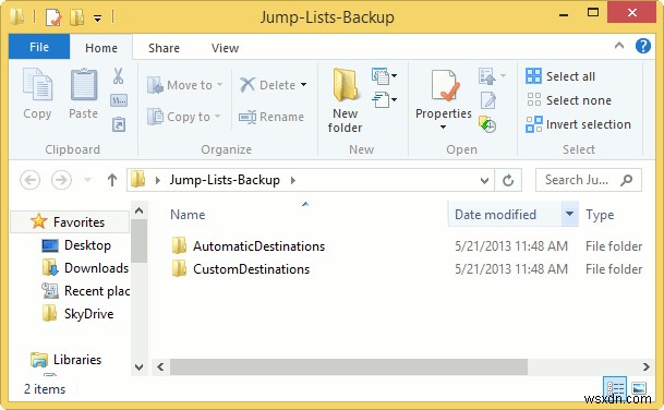 Windowsのジャンプリストをバックアップして別PCで復元する方法