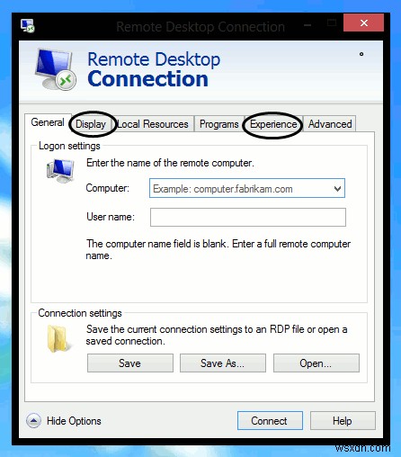 Windows 8でリモートデスクトップ接続を高速化する設定方法