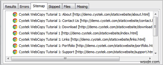 WebCopyでWebサイトをオフライン閲覧用に保存する方法