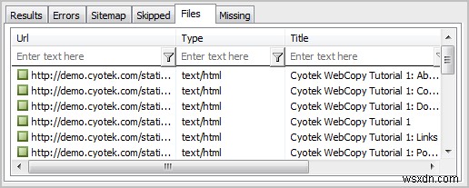 WebCopyでWebサイトをオフライン閲覧用に保存する方法