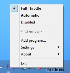 FullThrottleでWindowsアプリのパフォーマンスを最大化する方法