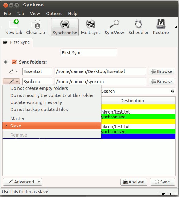 Synkronを使ってPC内のフォルダーを簡単に同期する方法