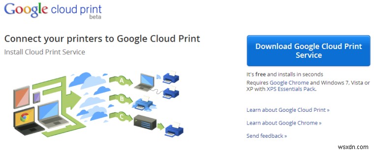 Google Cloud Printを使ってWindowsから出先でも自宅のプリンターに印刷する方法