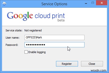 Google Cloud Printを使ってWindowsから出先でも自宅のプリンターに印刷する方法