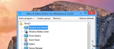 Windows 8のWin+Xメニューを簡単に編集して作業効率をアップする方法