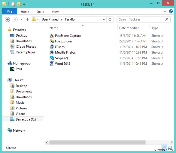 Windows 7/8/8.1のタスクバーで重複するアイコンを修正する方法