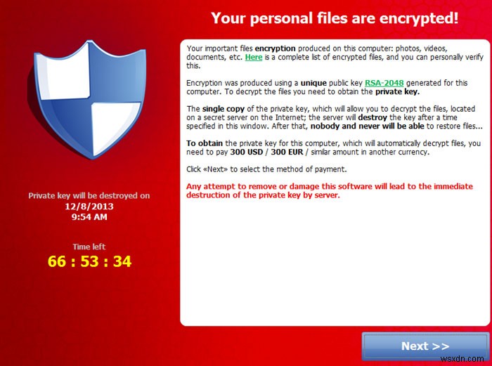ランサムウェア「CryptoLocker」に感染したファイルを無料で復号・復旧する方法