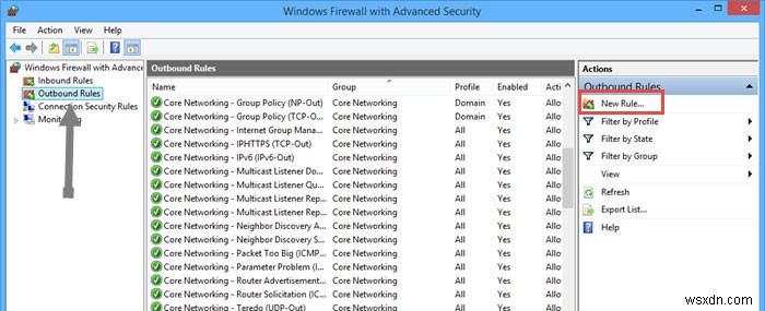 Windowsファイアウォールで高度なルールを作成し、アプリのインターネット接続をブロックする方法
