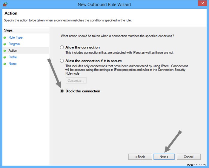 Windowsファイアウォールで高度なルールを作成し、アプリのインターネット接続をブロックする方法