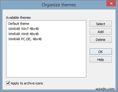 WinRARと7-Zipのテーマを簡単に変更して、見た目を丸ごとリフレッシュする方法