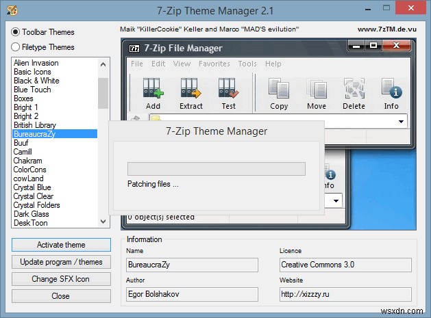 WinRARと7-Zipのテーマを簡単に変更して、見た目を丸ごとリフレッシュする方法