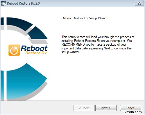 Reboot Restore Rxの使い方 – 再起動するだけでWindowsを自動的に初期状態へ復元できる無料ソフト