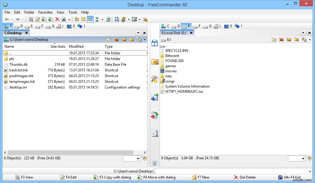 FreeCommander XE – Windows用の無料・高機能ファイルマネージャー