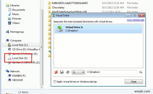 Windowsでよく使うフォルダを仮想ドライブとしてマウントする2つの方法