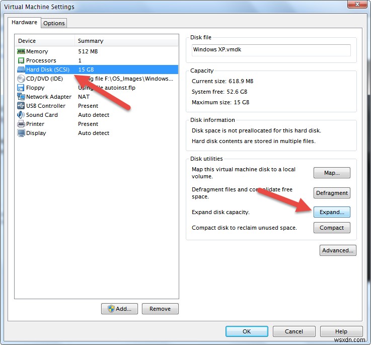 VMwareで仮想マシンのディスク容量を増やす2つの方法【コマンドライン・GUI】