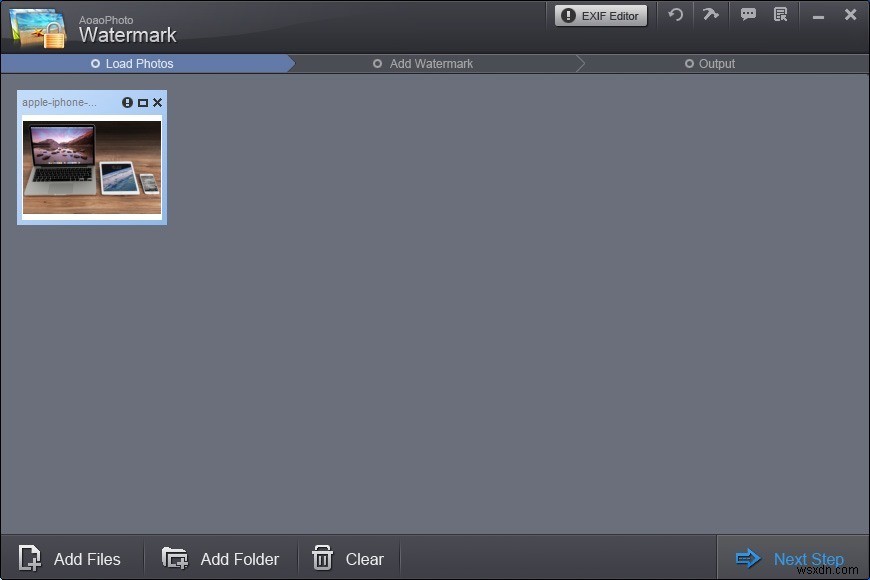 Aoao Watermark for Photosの使い方:写真に素早く簡単に透かし(ウォーターマーク)を入れる方法