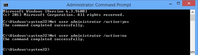 Windowsで隠されたスーパー管理者(Administrator)アカウントを有効化する2つの方法
