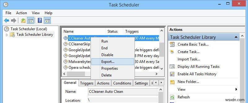 【Windows】タスクスケジューラで作成済みタスクの名前を変更する方法