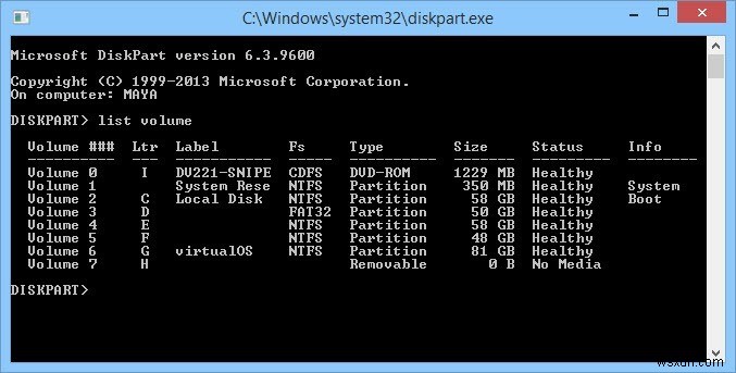 【Windows】ディスクパーティションを非表示にする2つの方法(コマンドプロンプト/ディスクの管理)
