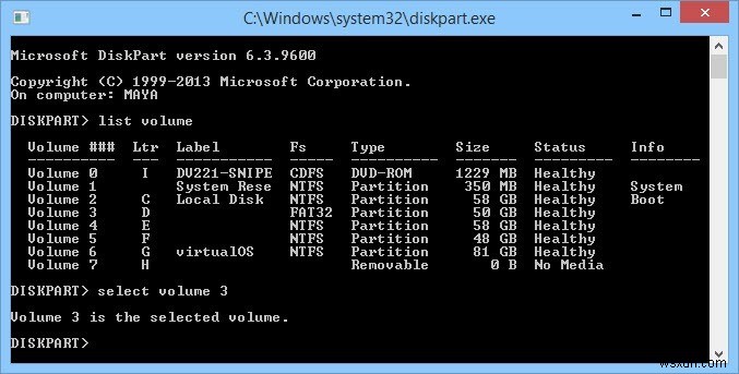 【Windows】ディスクパーティションを非表示にする2つの方法(コマンドプロンプト/ディスクの管理)