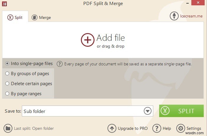 WindowsでPDFを簡単に分割・結合!「Icecream PDF Split & Merge」の使い方