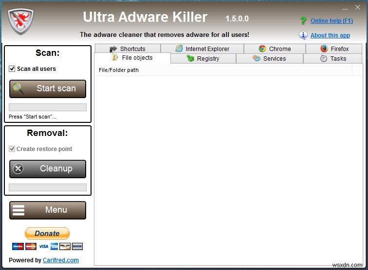 Ultra Adware Killer – PCに潜むアドウェアを簡単に駆除できる無料ユーティリティ