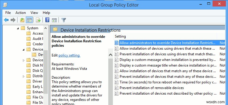 【Windows】グループポリシーでリムーバブルデバイスのインストールを禁止する方法