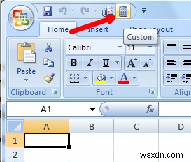 Windows電卓をExcelのクイックアクセスツールバーに追加する方法