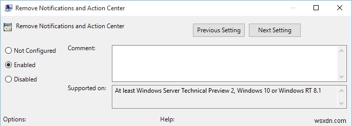 Windows 10でアクションセンターを無効化する2つの方法【レジストリ・グループポリシー】