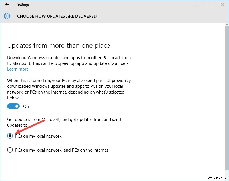 Windows 10でWindows Updateの「配信の最適化」を無効にする方法
