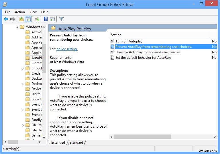 Windowsが自動再生の選択を記憶しないようにする2つの設定方法