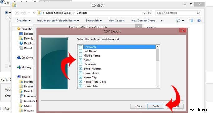Windows 8でiPhoneの連絡先をCSVファイルにエクスポートする方法【手順解説】