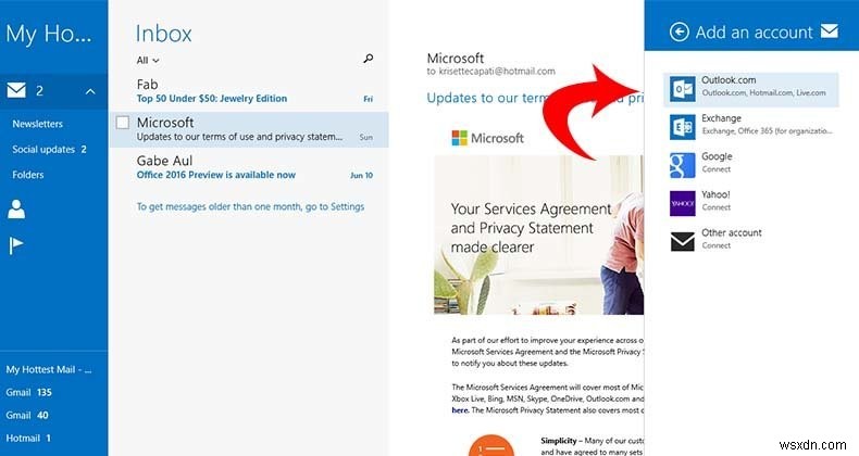 Windows 8のメールアプリでPOPメールを使う方法【Outlook.com経由の設定手順】