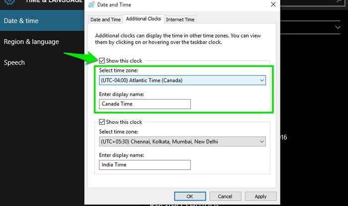 Windows 10で異なるタイムゾーンの時計を追加・表示する方法