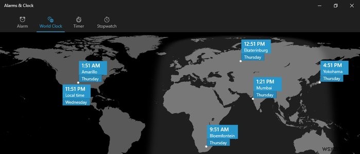 Windows 10で異なるタイムゾーンの時計を追加・表示する方法