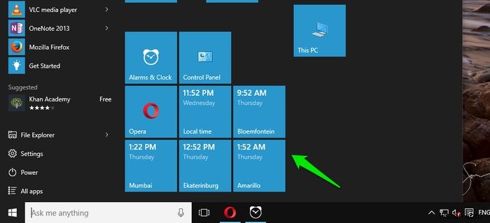 Windows 10で異なるタイムゾーンの時計を追加・表示する方法