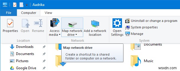 Windows 10でOneDriveをネットワークドライブとしてマッピングする方法
