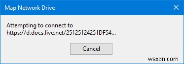 Windows 10でOneDriveをネットワークドライブとしてマッピングする方法