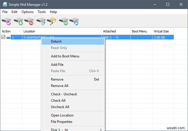 Simple VHD ManagerでVHDを簡単にマウント・管理する方法
