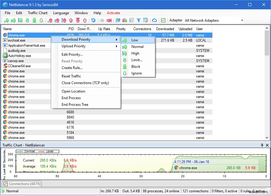 Windows 10で特定のアプリの帯域幅を制限する方法|NetBalancerの使い方