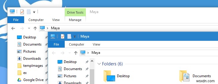 Windows 10で非アクティブウィンドウのタイトルバーに色を付ける方法